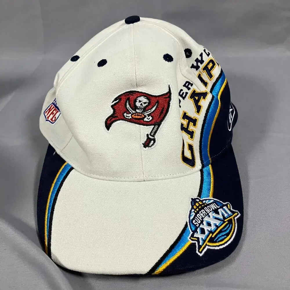 Tampa Bay Buccaneers Super Bowl XXXVII Champions Hat Reebok NFL On Field Cap‎